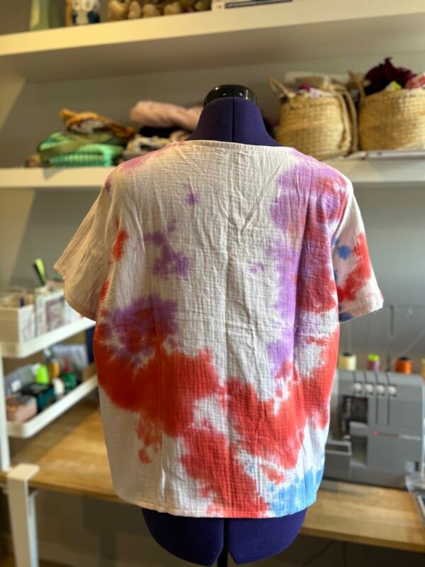 T-shirt Tie & Dye Coloré – Image 5