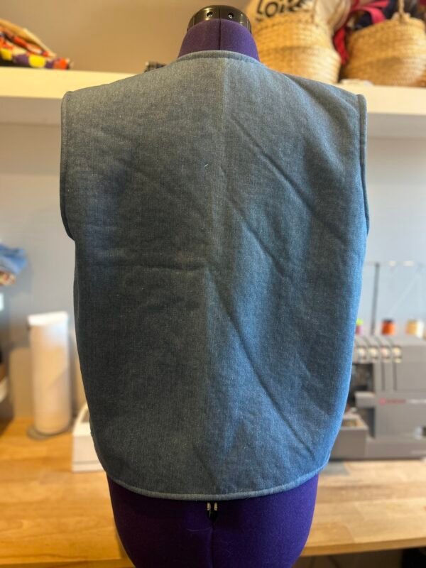 Gilet Réversible Jeans & Nuage – Image 4